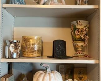 Decor, Waterford, clock, handpainted, Fenton, vase, and more