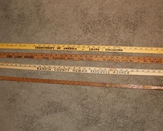 Lufkin Log measuring stick plus others