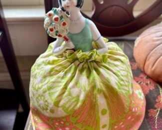 Vintage lady pincushion