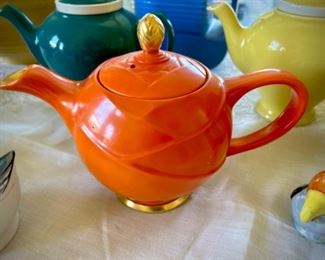 Vintage teapot collection