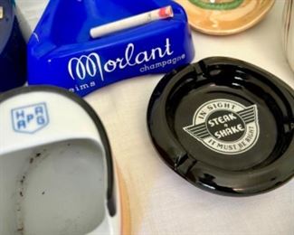 Antique and vintage ashtray collection 