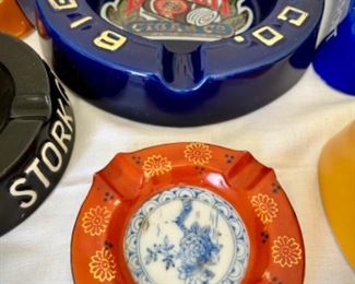Antique and vintage ashtray collection 
