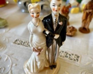 Antique and vintage wedding cake topper