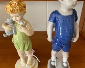Royal Worcester Wednesdays Child, Denmark B & G Boy Figurine