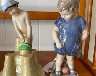 Royal Copenhagen Childhood Days Just One More, Royal Copenhagen Boy with Bear