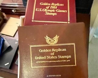 Golden Replica Stamp Albums 