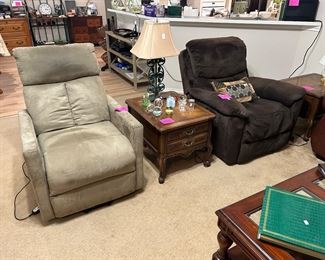 Pop up recliners