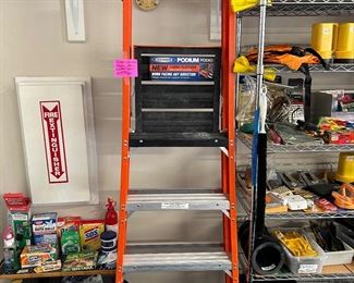 Fiberglass 10' ladder, NEW! Family removed from sale