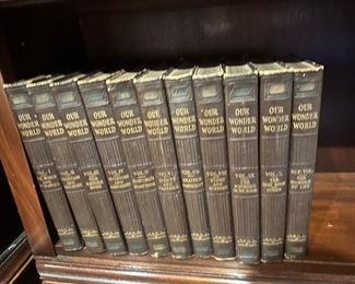 Full volume set of “Our Wonder World”