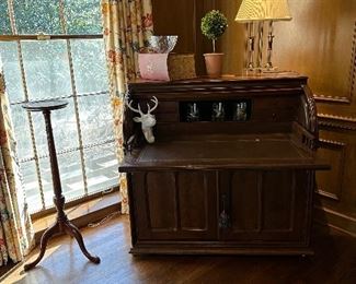 Antique Eastlake roll top desk