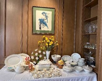 Tons of antique and vintage China from Wedgwood, Limoges and more 