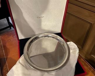 Cartier pewter plate 