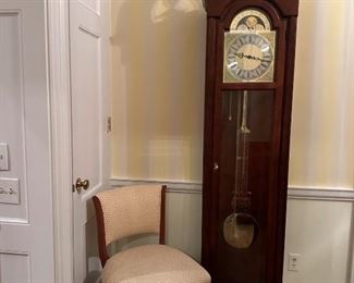 Howard Miller mahogany grandfather clock