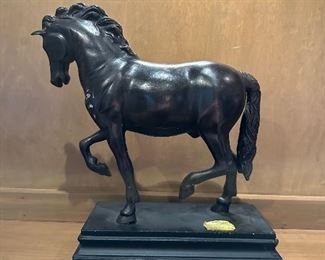 Maitland-Smith bronze galloping horse statue