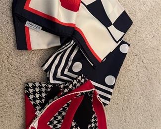 Vintage silk scarves by Jaegar