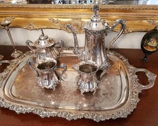 Silver plate items 