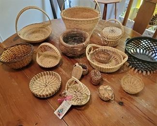 Hand made baskets 