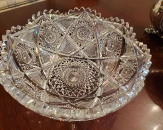 Antique glass bowl 