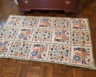 Wonderful wool rug , probably from Itay