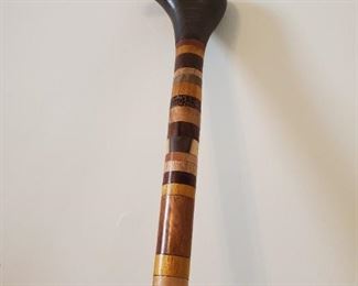 Hand made,  multiple hardwood cane