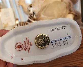 Original sticker on Royal Doulton paper weight