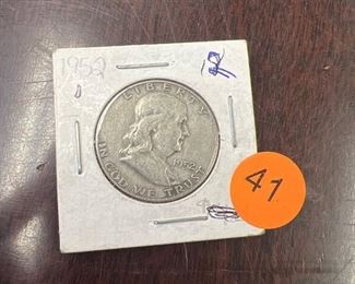 1952 franklin half dollar 