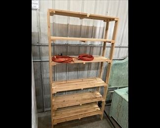 wooden shelf 
