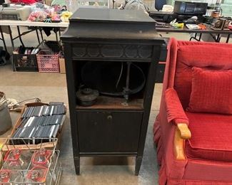 vintage Edison phonograph 
