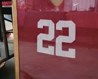 Alabama framed jersey 