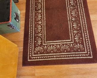 A rug.  In the middle of the floor