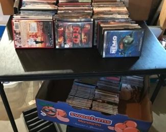 DVD and CD collection