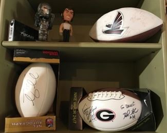 Autographed football