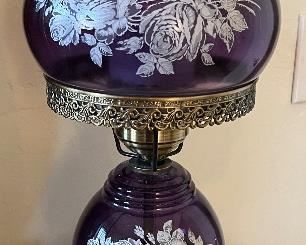 Vintage Hurricane Lamp