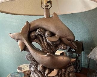 dolphin table lamp