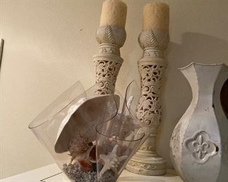 shells and vases