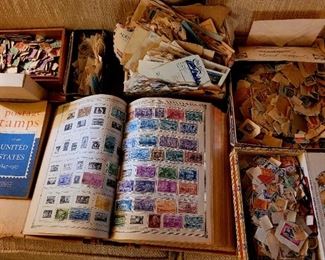 HUGE old stamp collection