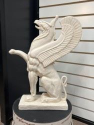 Austin Productions 1984 Chalkware Griffin 22" Tall Statue