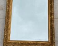 Gold Gilt Framed Beveled Mirror
