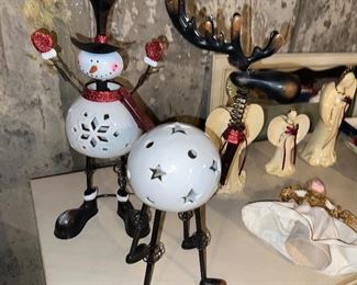 Happy Snowman + Rudolph $10ea