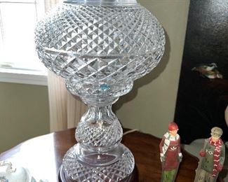 Gorgeous Crystal lamps (looks like Waterford) $200ea