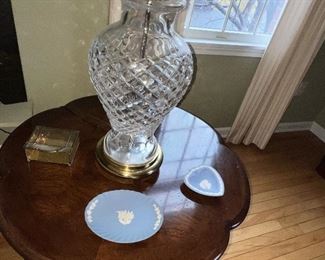 Another Crystal lamp (Waterford, I think) $200