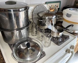 a few Pots and pans