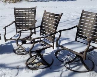 Patio Chairs have Cushions not shown