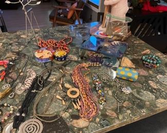 Jewelry from Many Parts of the World And Trinket Boxes