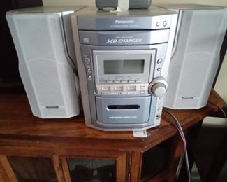 Panasonic 5 CD Boombox