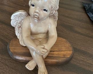 Worrying ceramic angel