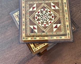 Mosaic coasters