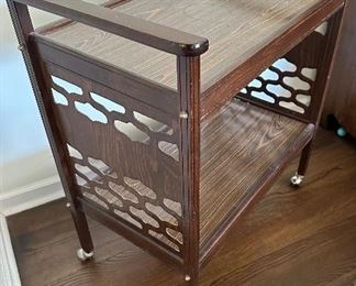 Vintage, modern Bar cart