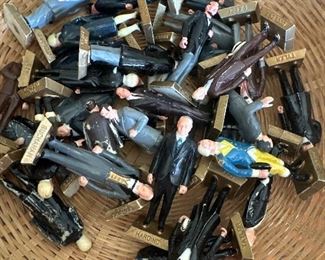 Plastic presidential figurines by Marx