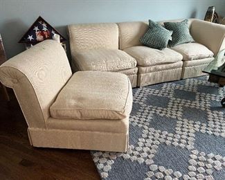 Down filled sofa/sectional